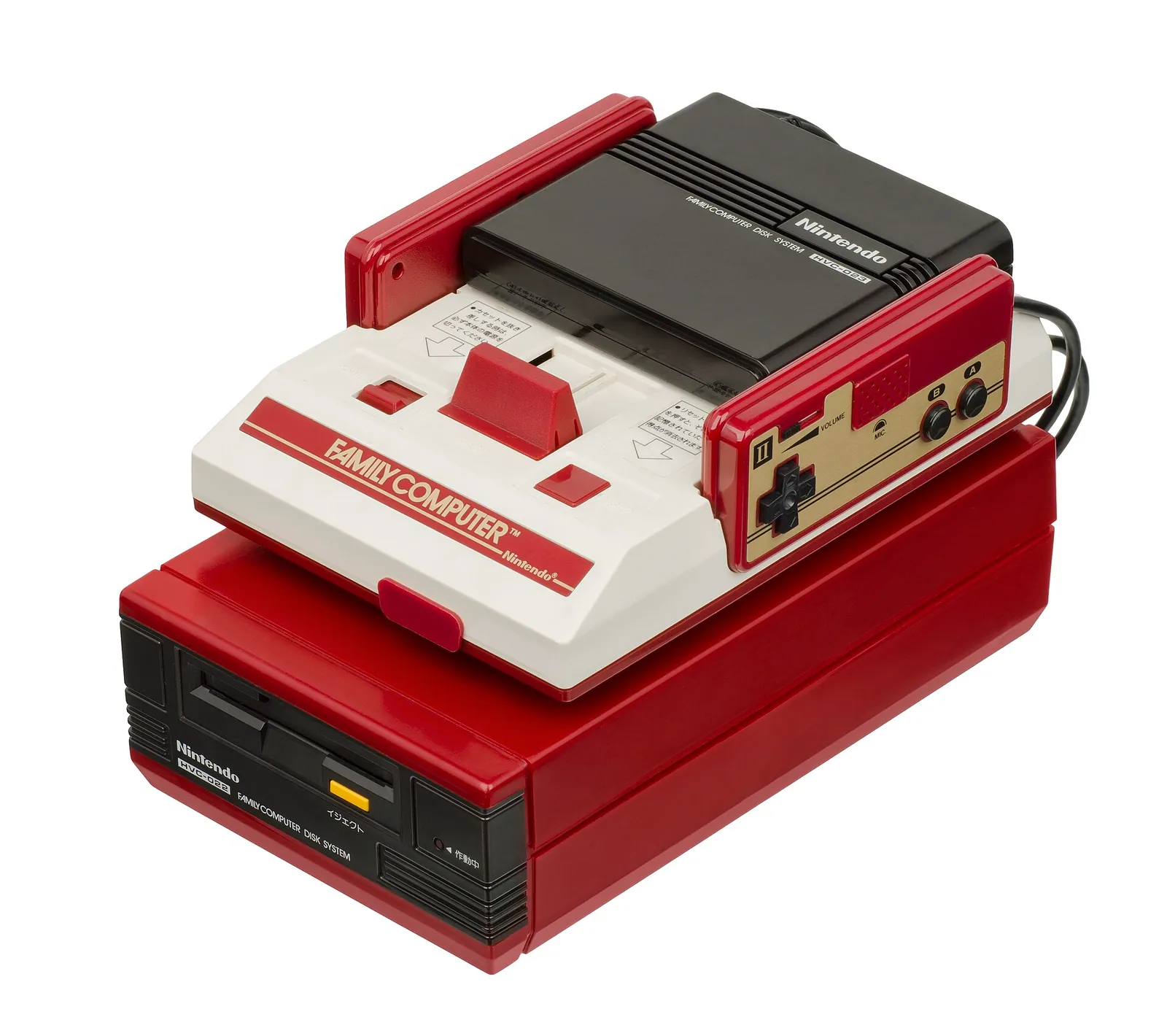 Famicom Disk System drive and RAM adapter