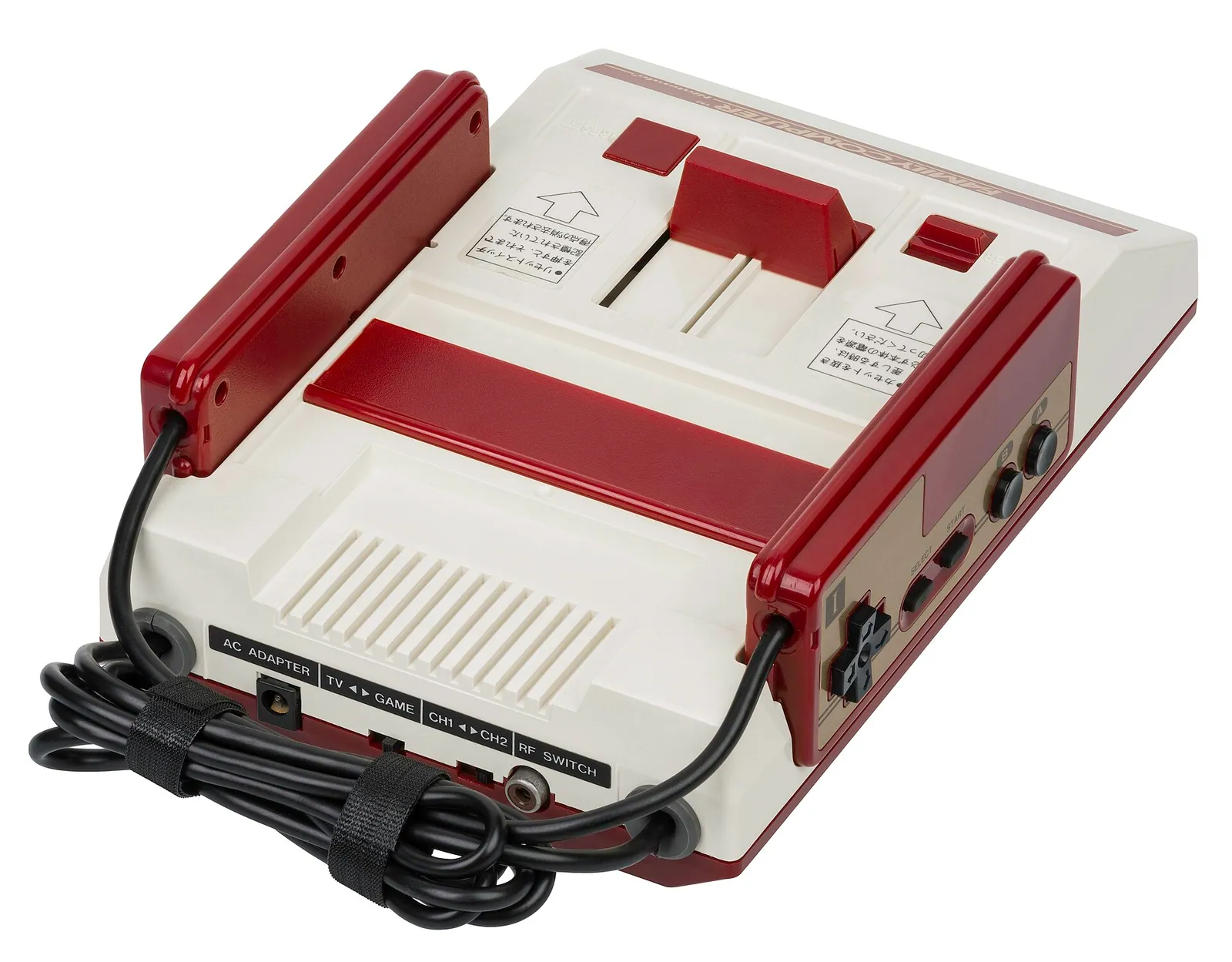 Rear view of the Family Computer