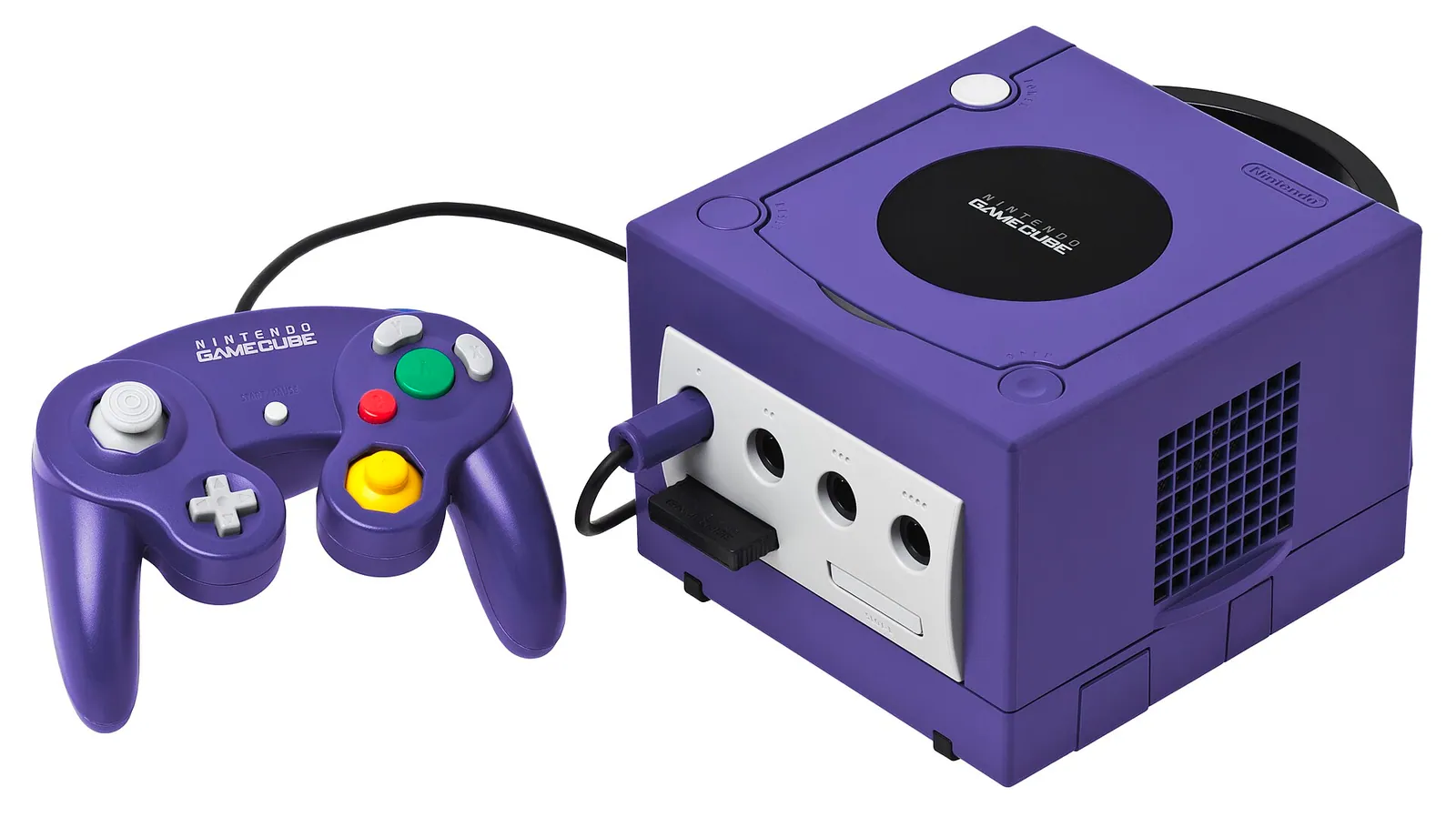 Nintendo GameCube console with controller