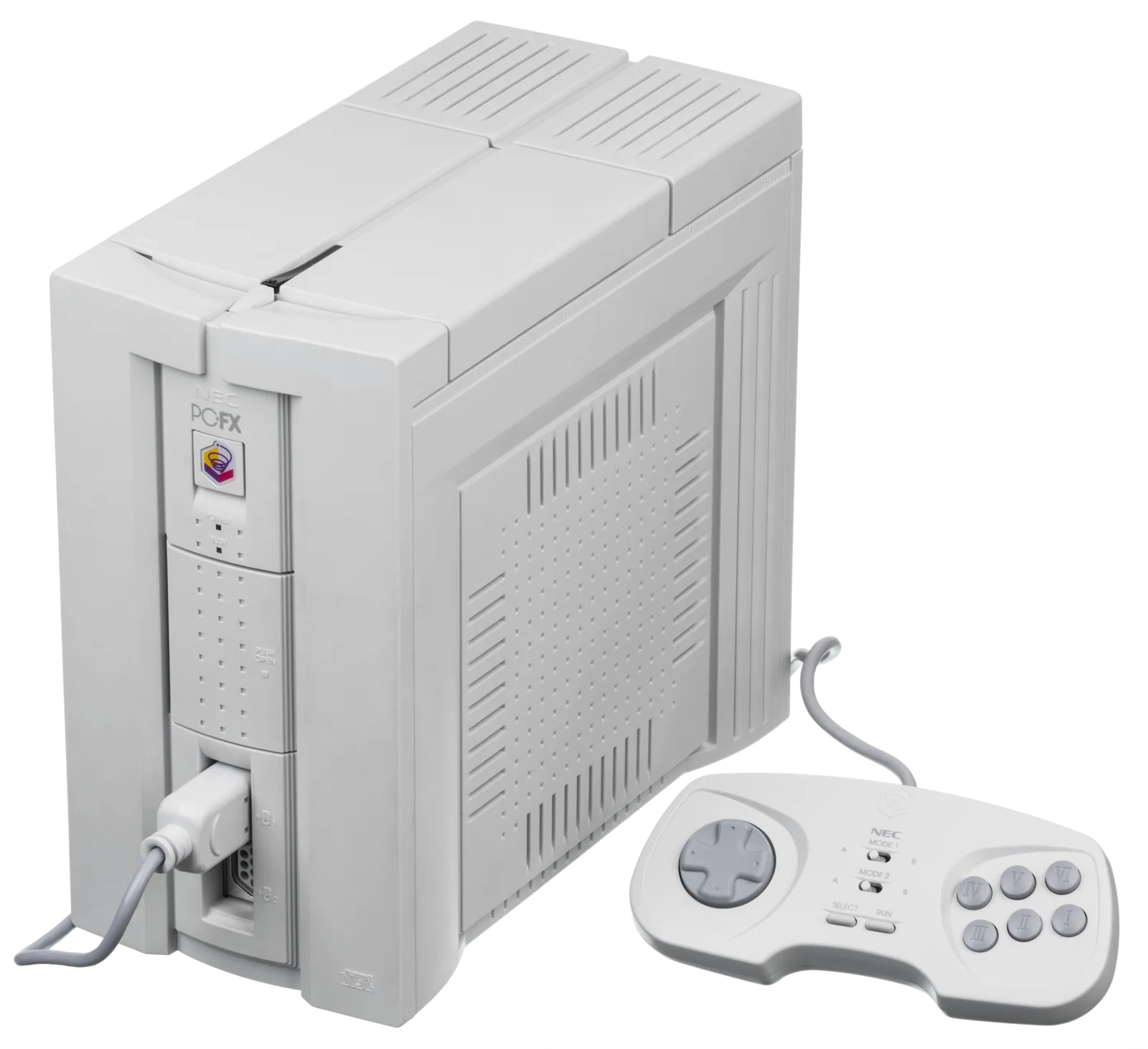 NEC PC-FX console with controller